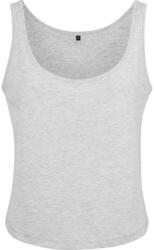 Build Your Brand Női Heather túlméretezett Tank Top 3XL szürke