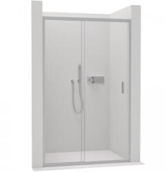 Cerano - Tolózuhanyajtó Varone LINE L/R - króm, átlátszó üveg - 120x195 cm, CER-CER-478072 (CER-CER-478072)
