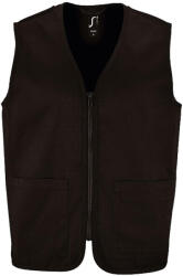SOL'S Unisex felnőtt Wallace Gilet 2XL fekete