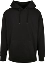 Build Your Brand Férfi túlméretezett kapucnis pulóver 4XL fekete