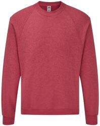 Fruit of the Loom Unisex felnőtt klasszikus Raglan melegítő pulóver 2XL vörös - decathlon - 11 290 Ft