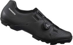 Shimano SH-XC300 MTB SPD kerékpáros cipő, szélesített, fekete, 43-as