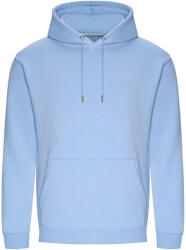 AWDIS Unisex felnőtt organikus kapucnis pulóver 2XL kék