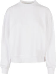 Build Your Brand Női / Női Crew nyak túlméretezett pulóver 4XL fehér