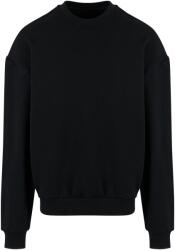Build Your Brand Unisex felnőtt Ultra Heavy Crew nyakú pulóver 4XL fekete