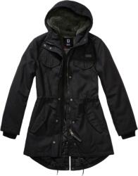 Brandit Marsh lake parka női téli kabát kapucnival, fekete