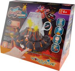 Aqua Dragons Set educativ STEM - AQUA DRAGONS Habitat VULCAN cu lava - acvariu cu LED si Aqua Dragons rosii (AD6102) - ookee