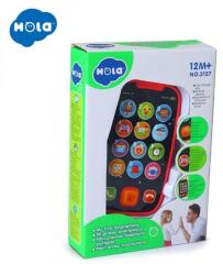 HOLA Primul Meu Telefon Smart Roz Cu Muzica Si Lumini (3127_ROZ) - ookee