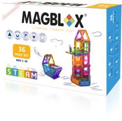 MAGBLOX Set magnetic Magblox - 36 piese magnetice accesorii pentru constructie (MBL-113)