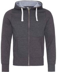 AWDIS Unisex felnőtt Just Hoods Chunky kapucnis pulóver S barna|szürke