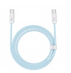 Baseus Dynamic Series USB-C to USB-C adatkábel, töltőkábel, kék (100W, 5A, 1m, CALD000203)