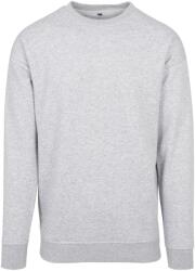 Build Your Brand Unisex felnőtt felnőtt Crew nyakú pulóver M szürke