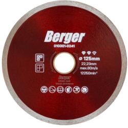 Berger csempe gyémánttárcsa 125x22, 23/SH5mm (010301-0241) - szerszamplusz