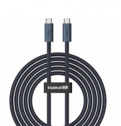 Baseus Flash Series 2 USB-C to USB-C adatkábel, töltőkábel, fekete (240W, 1.8m, P10311803112-00)