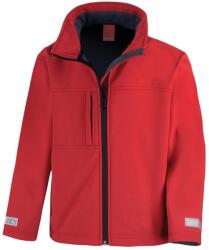 Result Gyermekek/Kids Classic Soft Shell kabát 135-140cm9-10A vörös