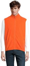 SOL'S Unisex felnőtt Factor cipzáras testmelegítő mellény XS narancssárga|sárga