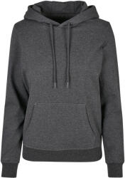 Build Your Brand Női Basic kapucnis pulóver 3XL barna|szürke