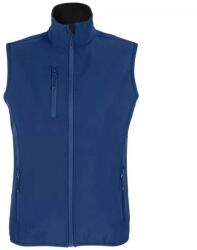 SOL'S Női / Női Falcon Softshell cipzáras testmelegítő 2XL kék
