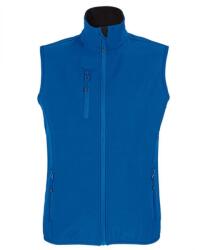 SOL'S Női / Női Falcon Softshell cipzáras testmelegítő 3XL kék