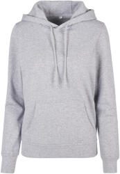 Build Your Brand Női Basic kapucnis pulóver 2XL szürke