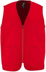 SOL'S Unisex felnőtt Wallace Gilet S vörös