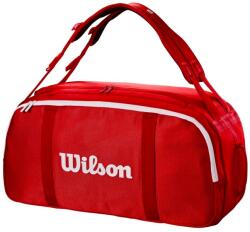 Wilson Super Tour Red Coaches Duffel Táska teniszütőhöz