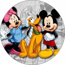 Pictu Hap Ehető papír Mickey, Minnie és Pluto 19, 5 cm - Pictu Hap (pic9000678_kruh)