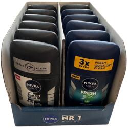 Nivea Deodorant Stick Nivea Men Display 12buc