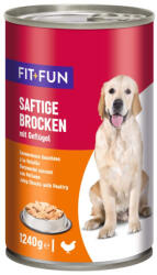FIT+FUN kutya konzerv ragu adult szárnyas 6x1240g