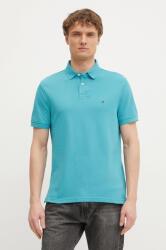 Tommy Hilfiger poló zöld, mintás, MW0MW17770 - türkiz S