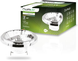 Lumileds LED izzó G53 AR111 10W = 75W 1055lm 4000K Semleges 24° 12V AC/DC Ezüst LUMILED (LEDZARMI951)