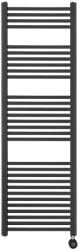 Wentorex Tolla Electric 900 Watt elektromos törölközőszárító radiátor (fekete - 500 mm) (ECN18050B) - ecoheat