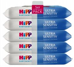 HiPP törlőkendő Eczki Ultra-sens Baby 5X48 db (4062300445543)