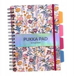 Pukka Pad Kerekbrulion Book Bloom. Világos Virágok. Pukka Project. B5 Vonal. 100 Lap