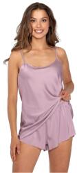 Momenti per Me Heather rövid szaténpizsama, lila, XL