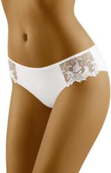 Wolbar ECO-EM női bugyi csipkével, fehér, S