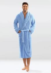 DKaren Férfi bolyhos fürdőköpeny 130 kék, M