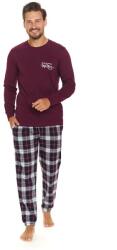 DN Nightwear Toget férfi pizsama, borvörös, XL