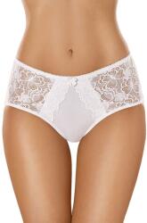 Gabidar 101 pamutalsó csipkével, fehér, XL