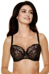 Gorteks Fiore soft melltartó, fekete, 95D