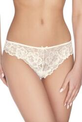 Ewana 60 varrat nélküli csipkés brazil bugyi, ekrü, S