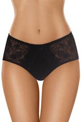 Gabidar 101 pamutalsó csipkével, fekete, 3XL