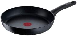 Tefal G2810672 Pan BLACK STONE, 28 cm, acoperire minerala antiaderenta+, fara PFOA, plumb si cadmiu, Thermo Signal, baza groasa Thermo Fusion, pentru toate aragazurile, aluminiu, negru (Tefal55-Parent)