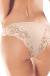 Ewana 65 bugyi csipkével, bézs, XXL