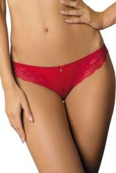Gorteks Scarlet F női brazil bugyi, piros, L