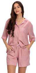 Momenti per Me Karina női lenpizsama, rózsaszín, XL