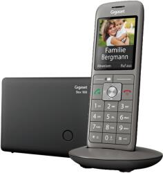 Gigaset CL660 - Telefon DECT fara fir fara robot telefonic cu ecran color TFT mare - interfata de utilizator moderna, design subtire Telefon, antracit-metalizat [versiunea germana] (CL660)