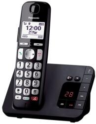 Panasonic Telefon fara fir Panasonic KX-TGE260JTB, volum amplificat, robot telefonic, blocare apeluri, ID apelant, ideal pentru seniori, usor de utilizat