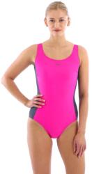 Spin Sirmione egyrészes sportfürdőruha, szürke-rózsaszín, M