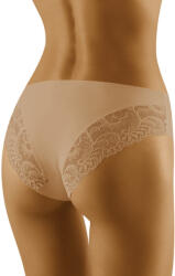 Wolbar Fára varrat nélküli csípőbugyi csipkével, bézs, S